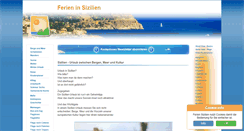 Desktop Screenshot of ferien-sizilien.de